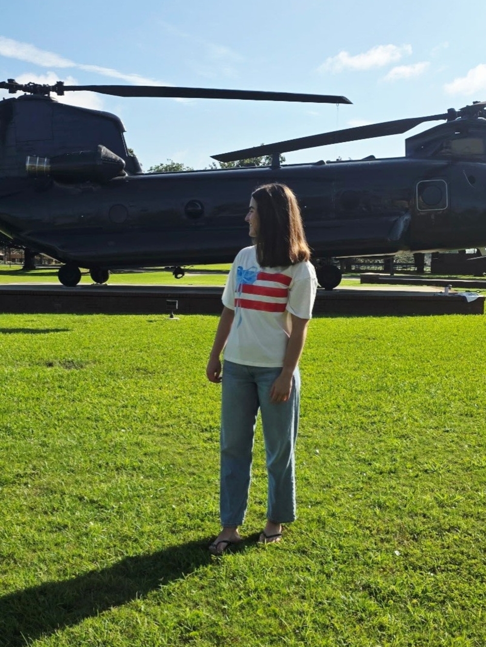 Red, White, & Ribbon Tee - Picture 3 of 4
